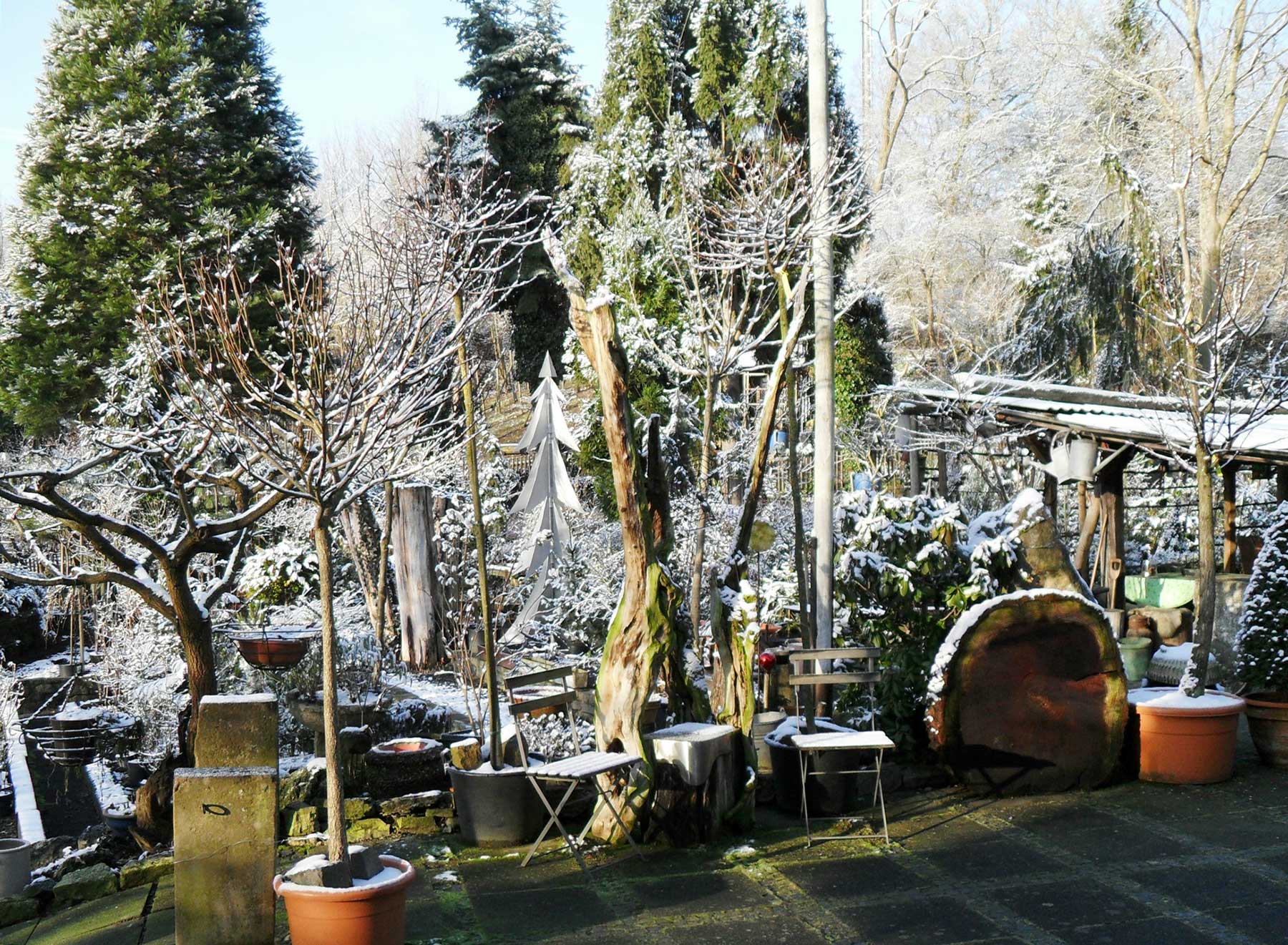 Winter Terrasse