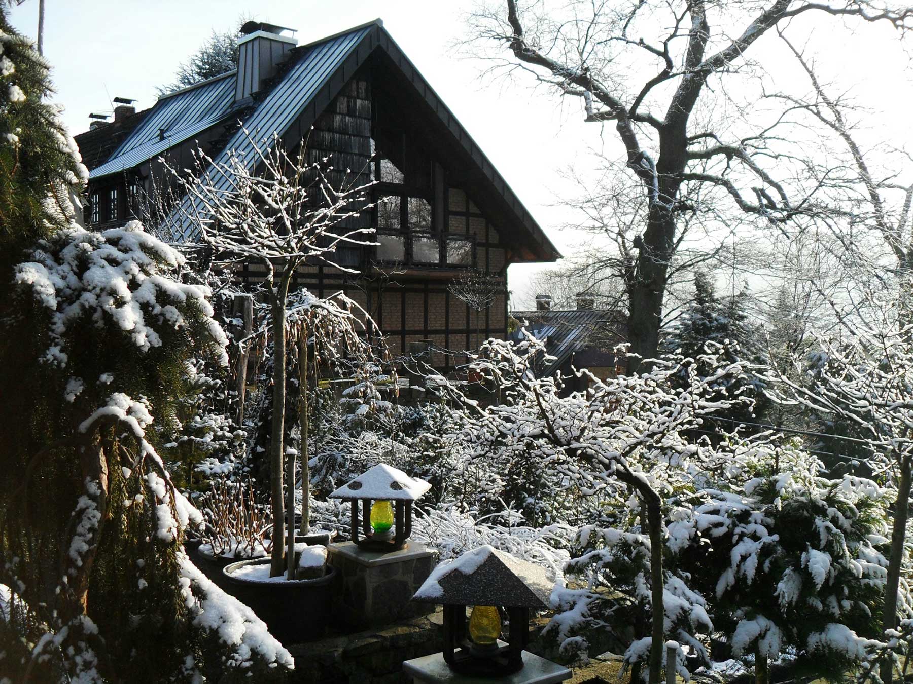 Haus im Winter