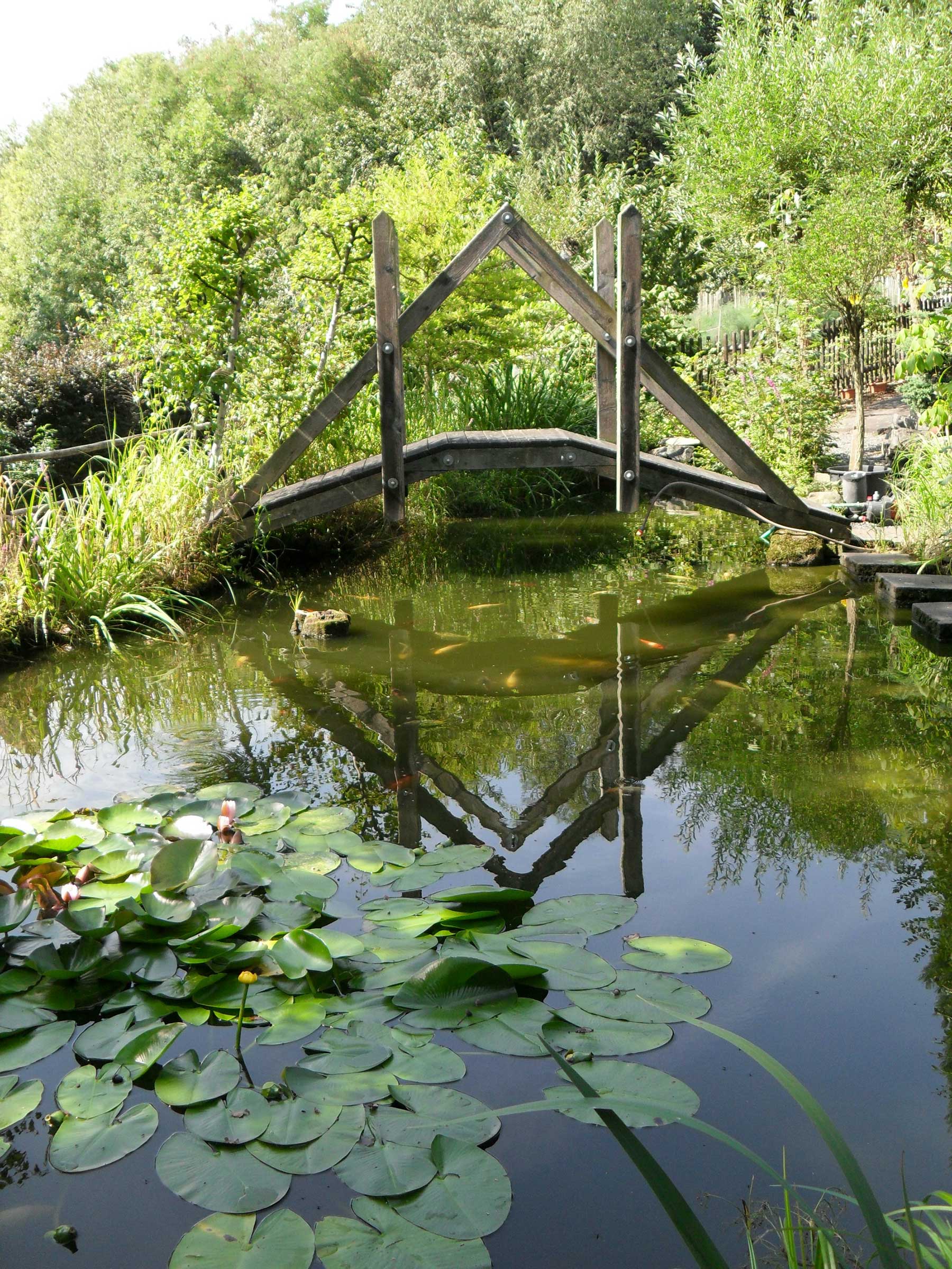 Brücke am Teich