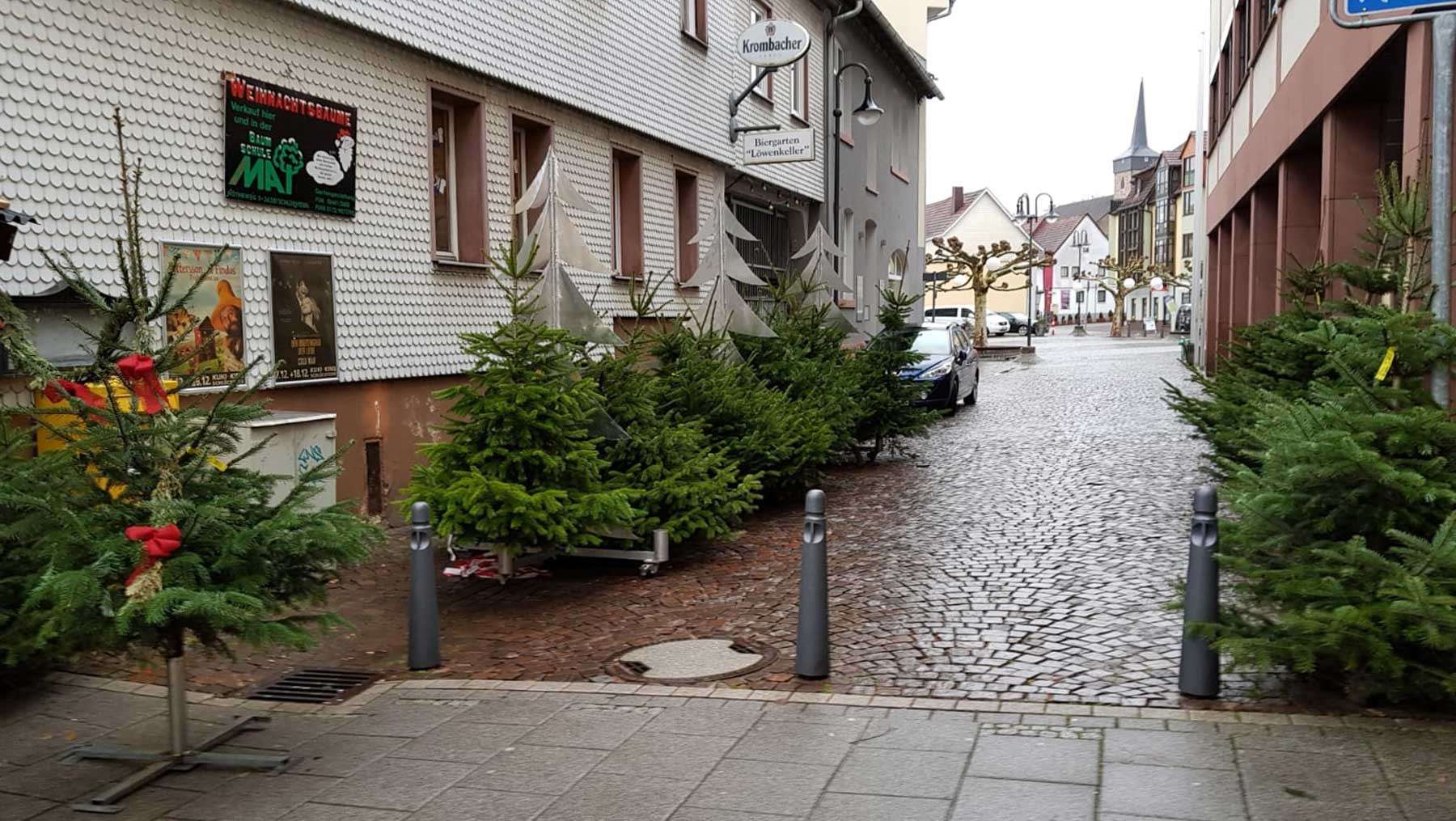Weihnachtsbaumverkauf am Rathaus Schlüchtern